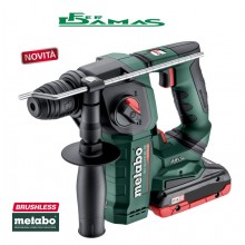 MARTELLO PERFORATORE METABO  MOD. BH 18 LTX BL 16 BRUSHLESS (2 x 5.2 Ah Li-Ion)